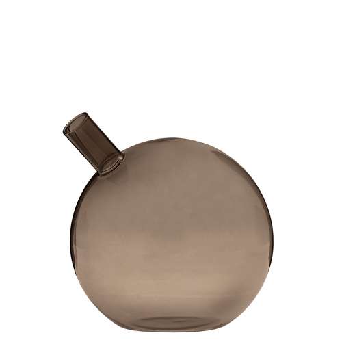 Nyhamn - Large brown glass vase.png