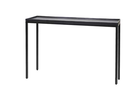 Side table 121x35x80 cm KENDRA mat zwart.jpeg